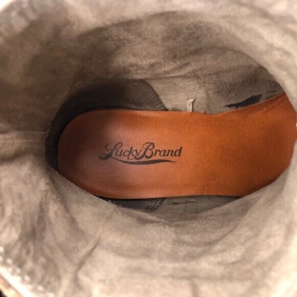 Lucky Brand Terra Western Ankle Boots 7.5M - Picture 8 of 11